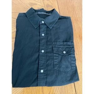 Guess Black Shirt Long sleeves Men Sz M slightly used
